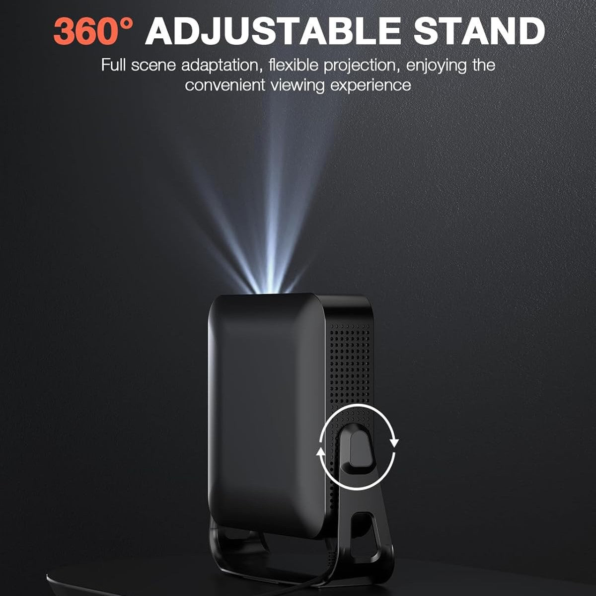 Smart HD Projector — 1080p PTZ Autofocus | Home & Gaming